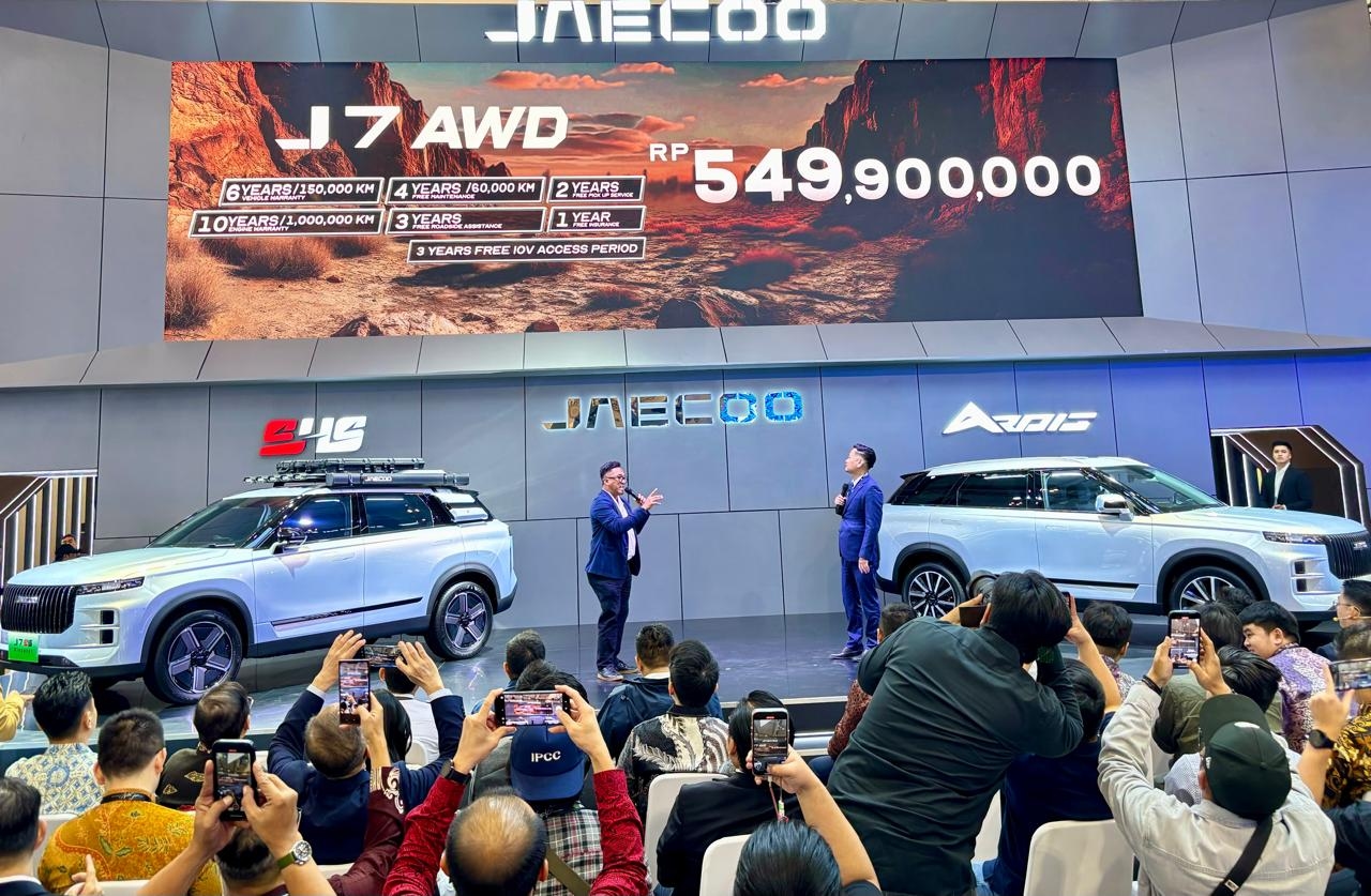 JAECOO Rilis Harga dan Fitur Unggulan Seri JAECCO J7 di GIIAS 2025