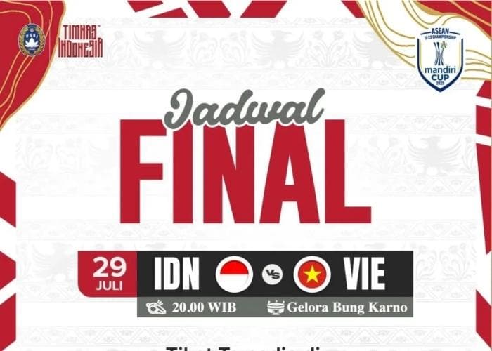 Link Live Streaming Timnas Indonesia vs Vietnam di Final Piala AFF U-23 2025, Cek Jadwal Terbaru!