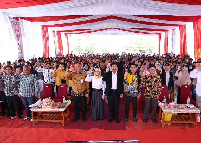 Dari Pesisir untuk Indonesia, BPIP Teguhkan Semangat Relawan Kebajikan Pancasila di Sukabumi