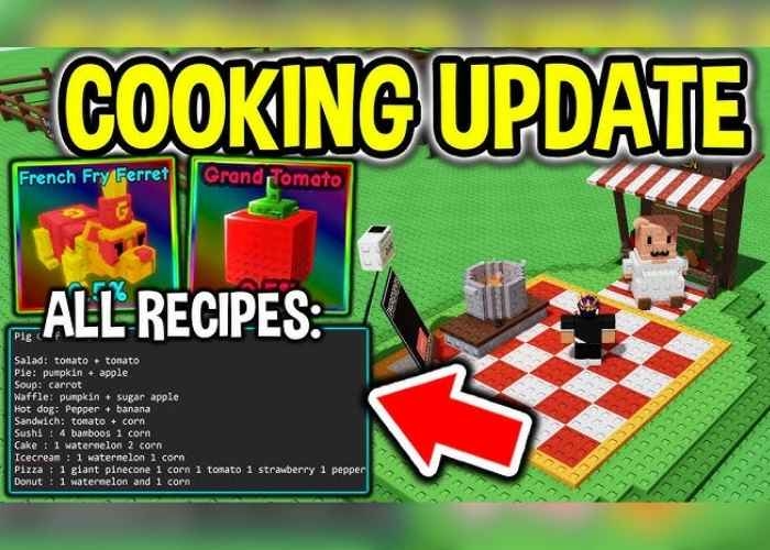 Daftar Lengkap Resep Semua Makanan di Grow A Garden, Dijamin Dapat Hadiah Langka!