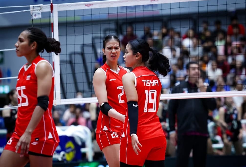 SEA V League: Gagal Total di Leg I, Timnas Voli Indonesia Putri Fokus Evaluasi Jelang Leg II di Vietnam