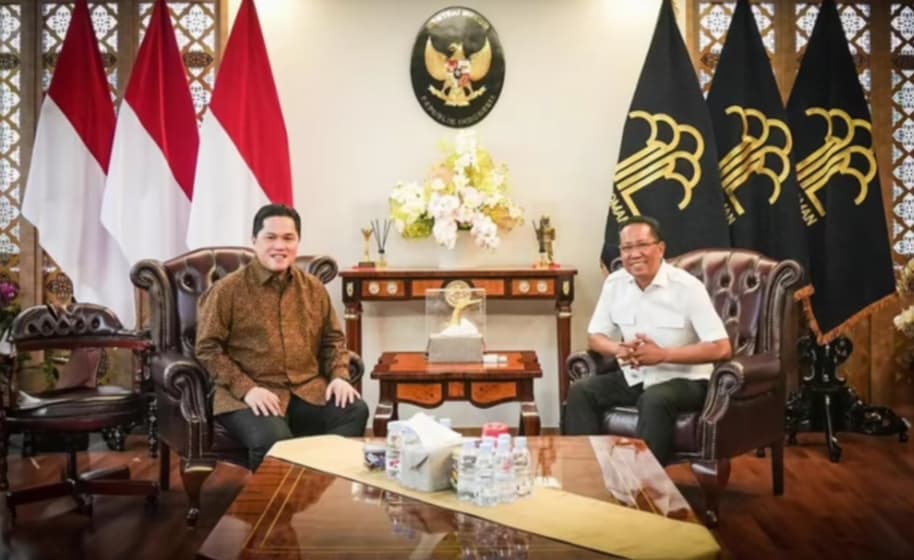 Erick Thohir Nyempetin Ketemu Menteri Hukum, Bahas Pemain Naturalisasi Bela Timnas Indonesia