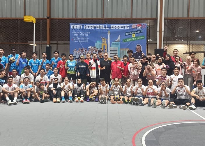 Raymond Mollet Suntik Semangat Baru untuk Korfball Jakarta