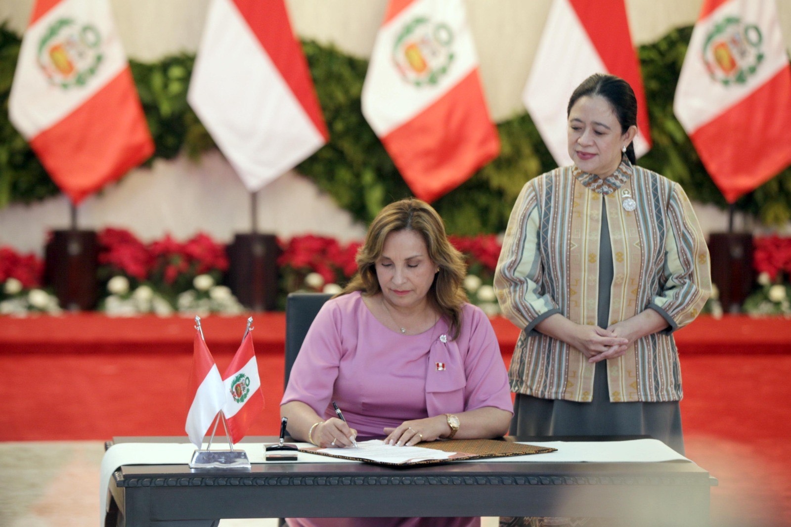 Bertemu Presiden Dina Boluarte, Puan Tegaskan Dukungan DPR RI Perkuat Kerja Sama dengan Peru