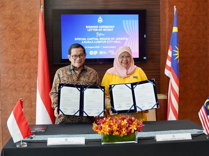 Pramono Resmikan Kemitraan Sister City dengan Kuala Lumpur: Kita Memiliki Tujuan yang Sama