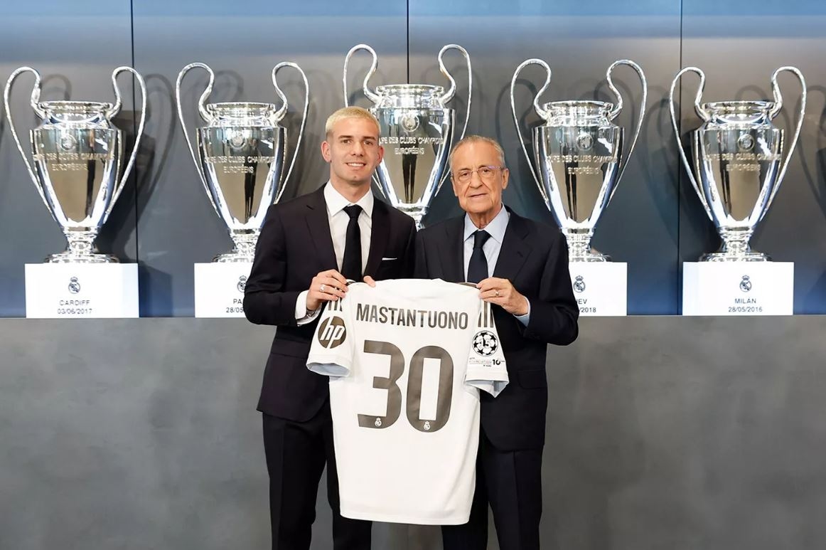 Sah! Real Madrid Rekrut Gelandang Muda Argentina Franco Mastantuono 6 Musim