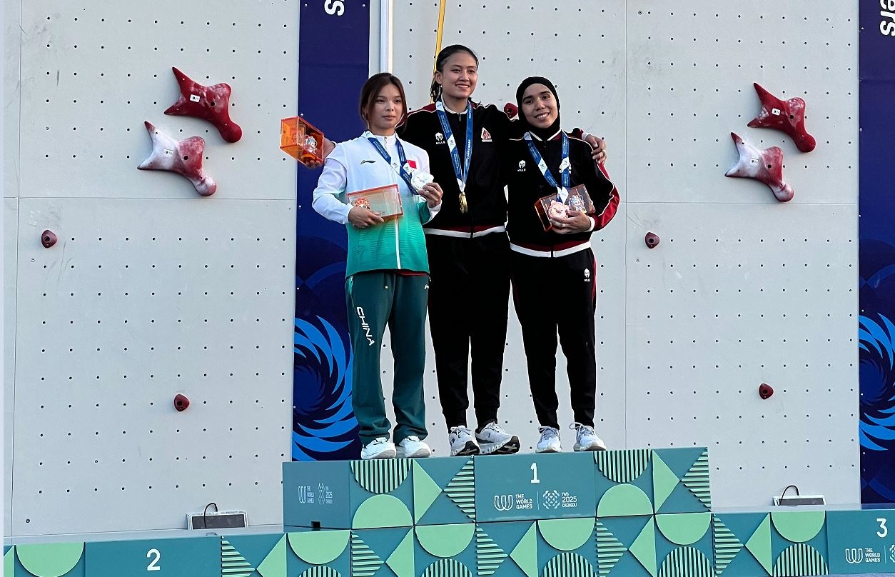 Tim Panjat Tebing Indonesia Sumbang 3 Medali di World Games 2025, Desak Made Raih Emas