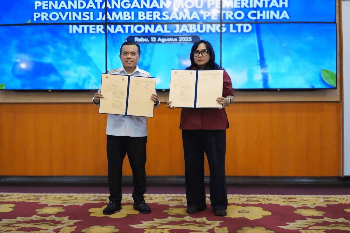 Dukung Pembangunan Daerah, PetroChina Gandeng Pemprov Jambi Lewat Kerja Sama Strategis