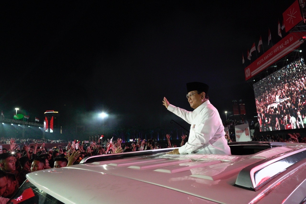 Warga Senang Bisa Dekat Prabowo di Karnaval HUT ke-80 RI