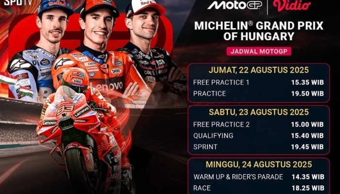 Cara Nonton MotoGP Hungaria 2025, Klik Link Streaming Ini Mudah Dibuka!