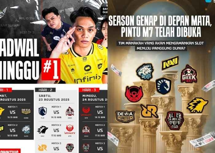 Link Live Streaming MPL ID S16 Hari Ini 23 Agustus 2025: TLID, Geek Fam, Onic, Bigetron, RRQ, dan Alter Ego!