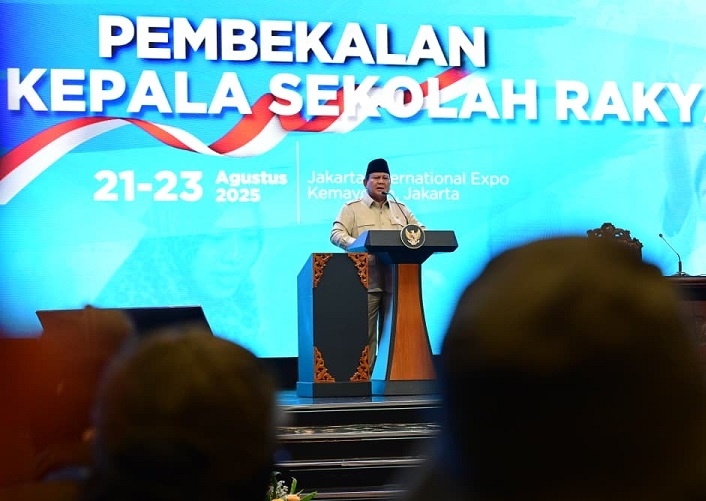Presiden Prabowo Beri Pengarahan Ribuan Guru dan Kepala Sekolah Rakyat: Tugas Anda Sangat Mulia