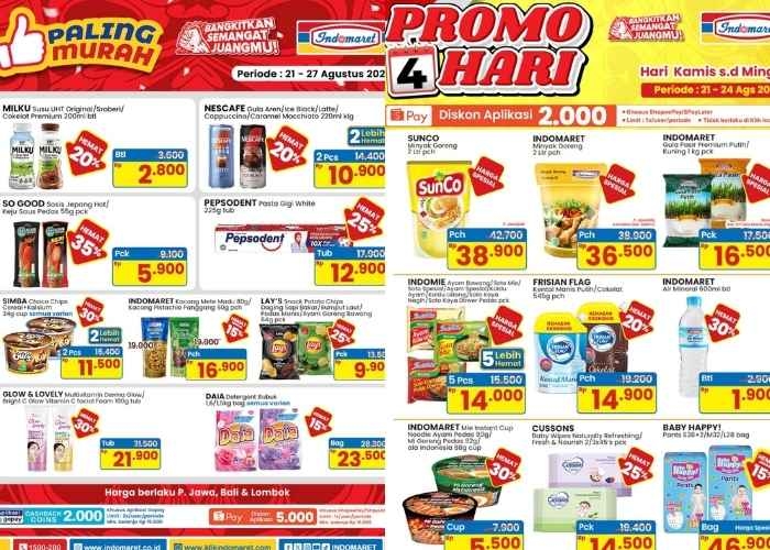 Cek Katalog Promo Indomaret Hari Ini 23 Agustus 2025, Potongan Harga Belanja di Akhir Pekan!