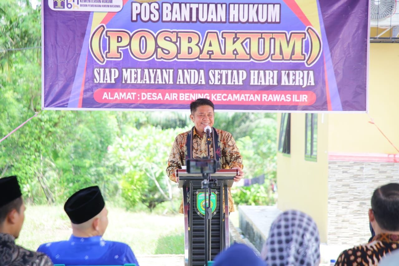 Sumsel Jadi Pionir Posbankum, Gubernur Herman Deru Tegaskan Peran Penting Literasi Hukum