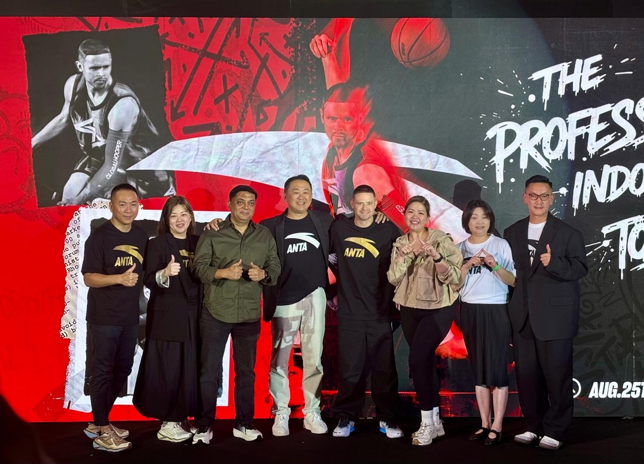 ANTA Sports Resmi Hadir di Indonesia, Gandeng The Professor di Jakarta