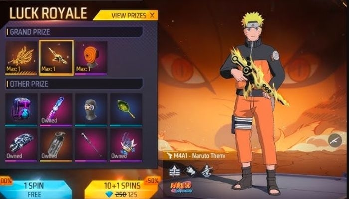Daftar Kode Redeem FF Max Terbaru Hari Ini, 28 Agustus: Cepat Klaim Bundle Karakter Naruto dan One Puch Man