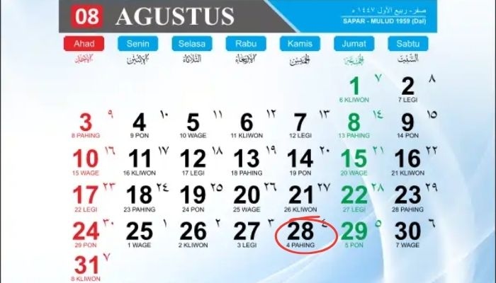 Hari Ini Tanggal Berapa Hijriah? Cek Kalender Islam 28 Agustus 2025
