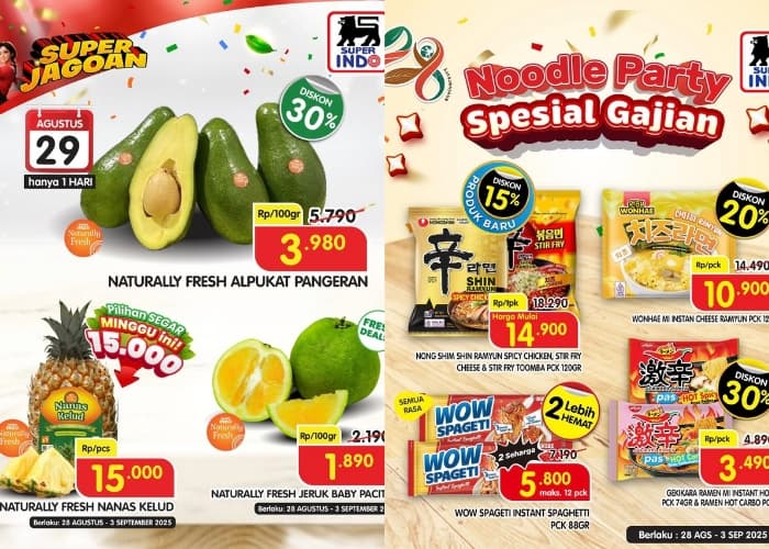 Katalog Promo JSM Superindo 29-31 Agustus 2025, Harga Lebih Murah dan Hemat!
