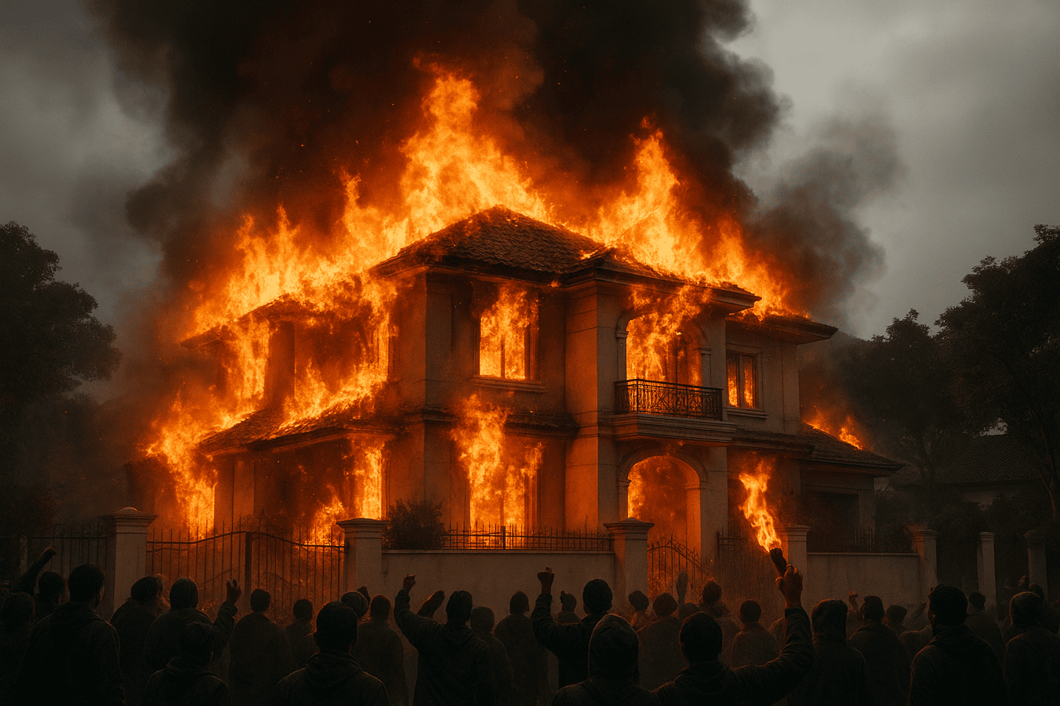 Cek Fakta: Benarkah Rumah Ahmad Sahroni Dibakar Massa di Bandung? Ini Faktanya