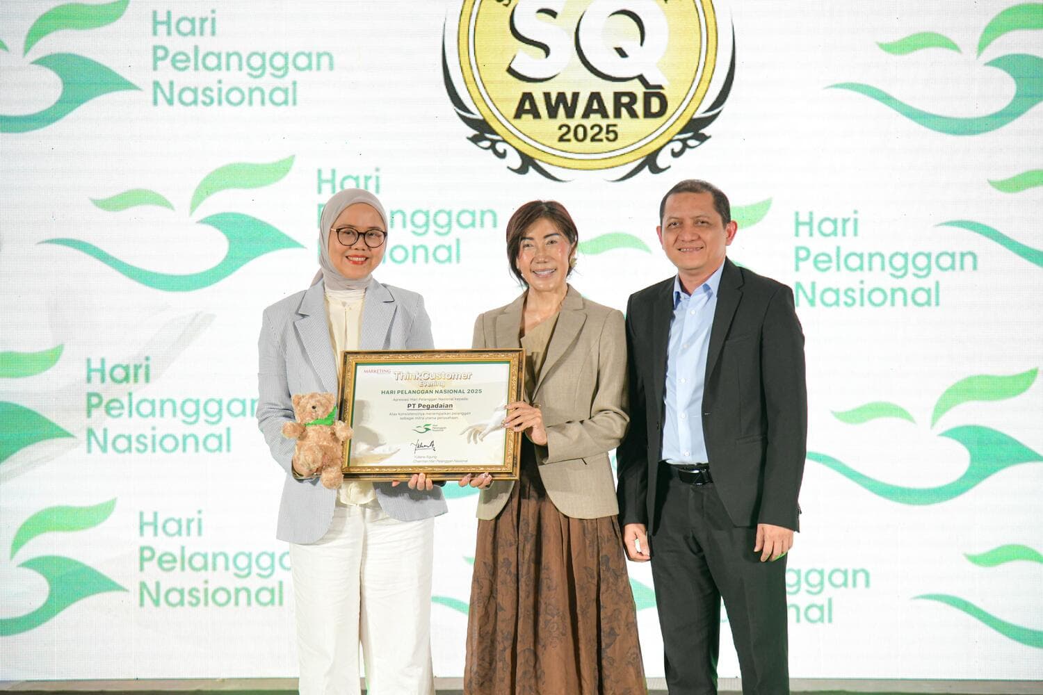Pegadaian Raih Penghargaan Service Quality Award, Bukti Konsistensi Layanan