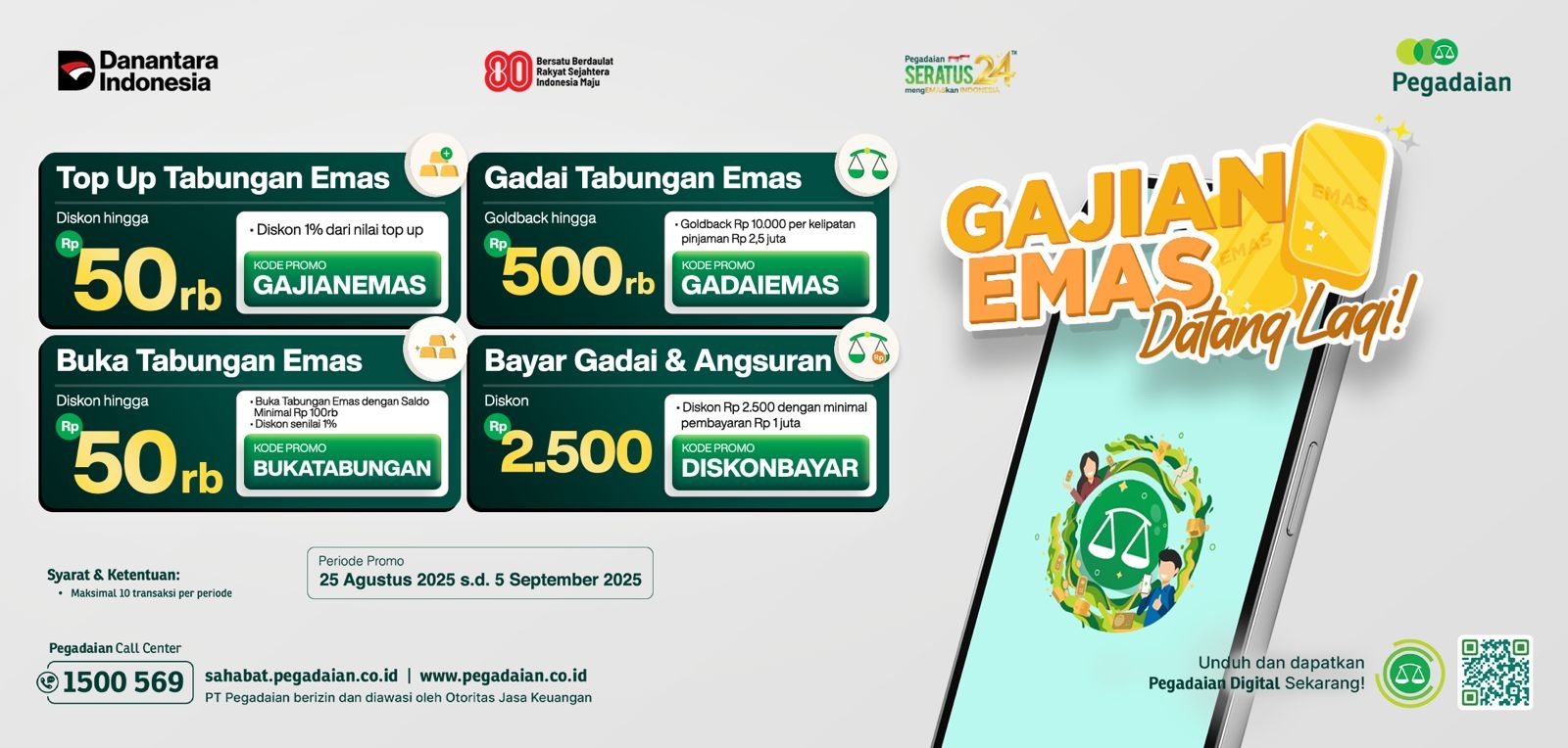 Pegadaian Hadirkan Promo “Gajian Emas” untuk Dorong Masyarakat Berinvestasi