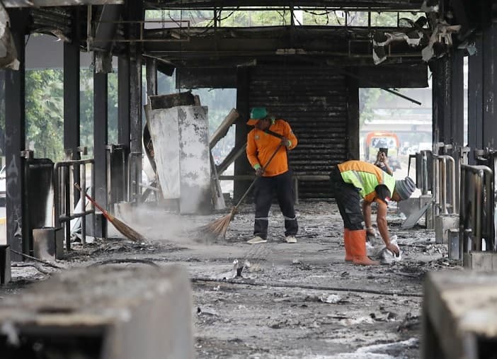 Pemprov Jakarta Rugi Rp55 Miliar Gegara Demo Rusuh