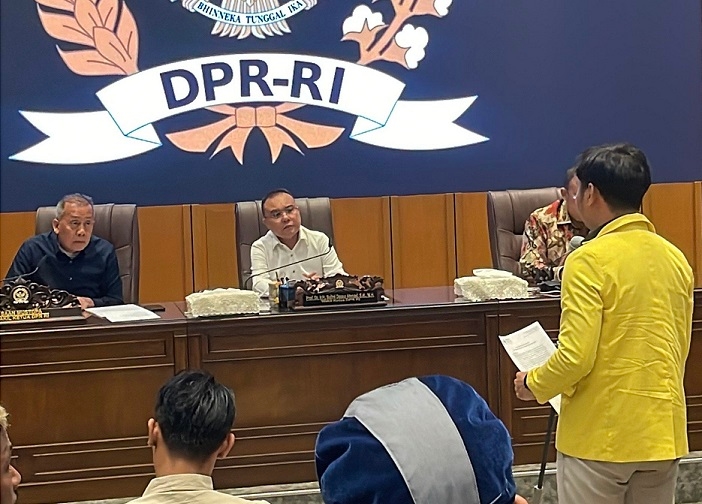 Pimpinan DPR Terima Perwakilan Organisasi Kemahasiswaan, Dialog dan Dengarkan Aspirasi