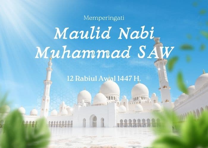15 Link Poster Maulid Nabi 2025 Terbaru dan Keren, Cocok Jadi Ucapan di Medsos!