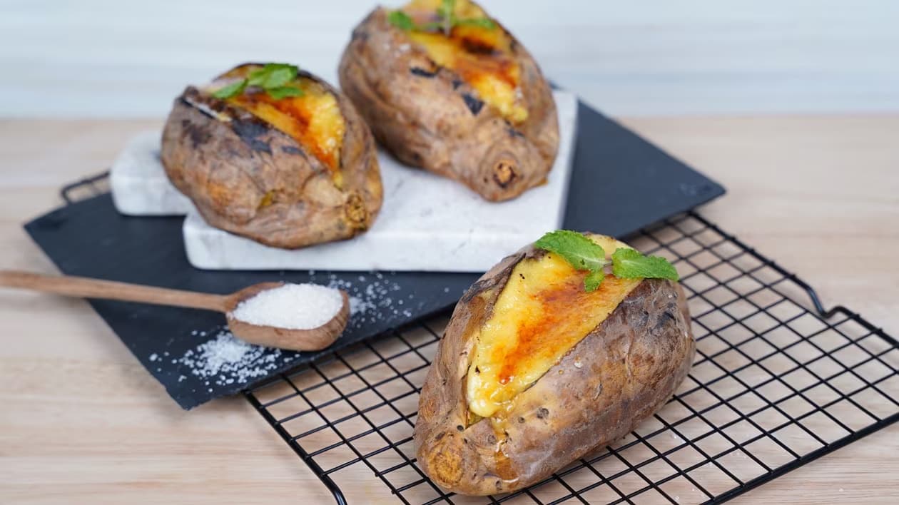 Cara Membuat Ubi Crème Brûlée Tanpa Oven, Praktis dan Lezat