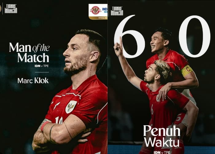 Update Ranking FIFA Indonesia Hari Ini Setelah Menumbangkan Chinese Taipei