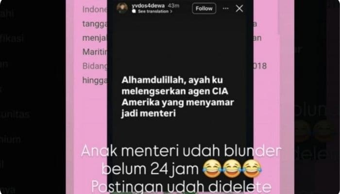 Intip Sosok Yudo Sadewa, Viral Anak Menkeu Baru yang Diduga Sebut Sri Mulyani Agen CIA