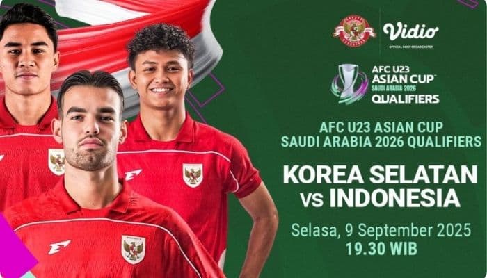 KLIK Link Live Streaming Timnas Indonesia vs Korea Selatan di Kualifikasi Piala Asia U-23 Malam Ini, Penentu untuk Masuk Putaran Final