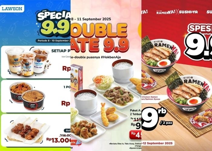 Update Katalog 10 Promo Makanan dan Minuman 9.9 Hari Ini, Belanja Lebih Murah!