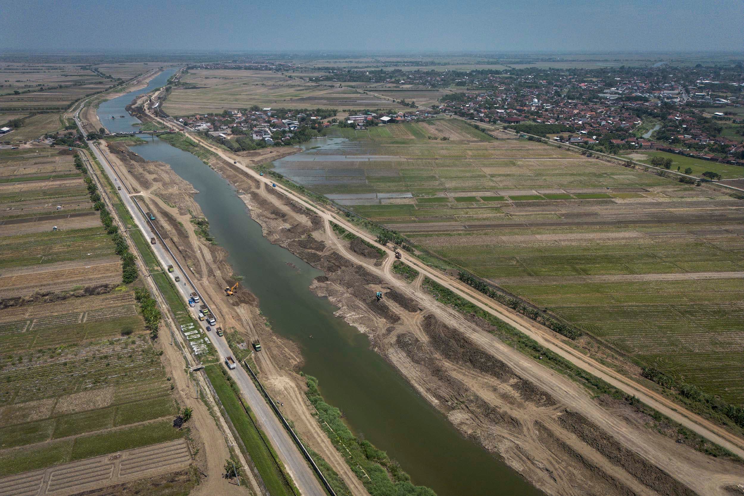 Kementerian PU Percepat Pembangunan Jaringan Irigasi Pidekso Wonogiri