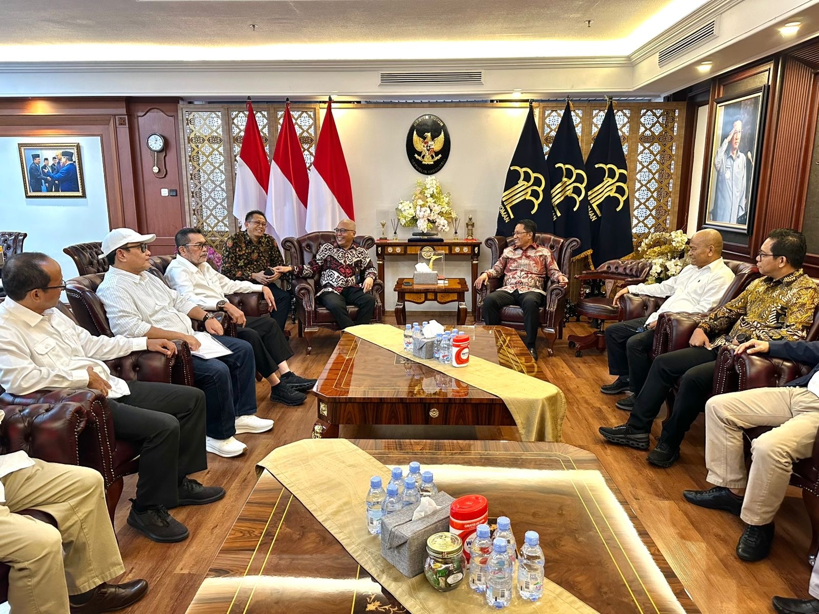 Menkum Terima Pengurus PWI Pusat, Blokir Administrasi Resmi Dicabut