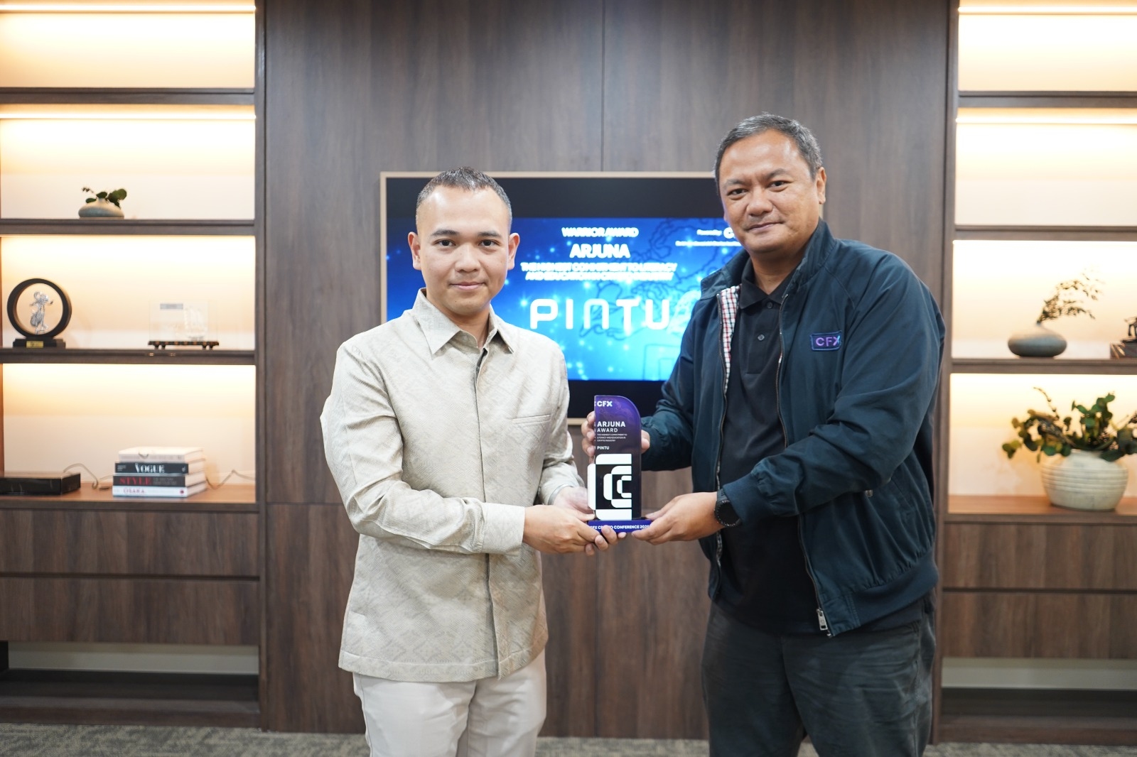 Aplikasi PINTU Raih Arjuna Award dari Bursa Kripto CFX