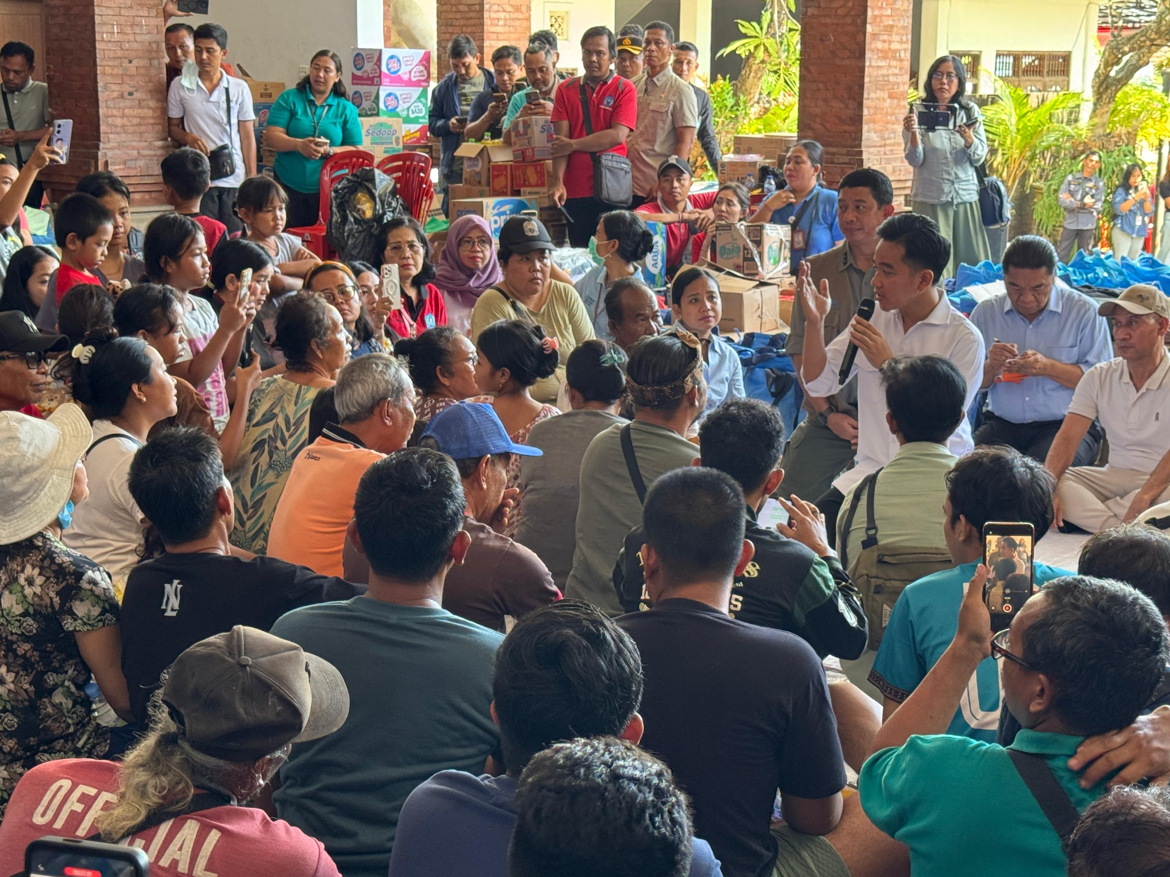 Tinjau Lokasi Banjir Bali, Gibran Minta Perlindungan Khusus bagi Kelompok Rentan