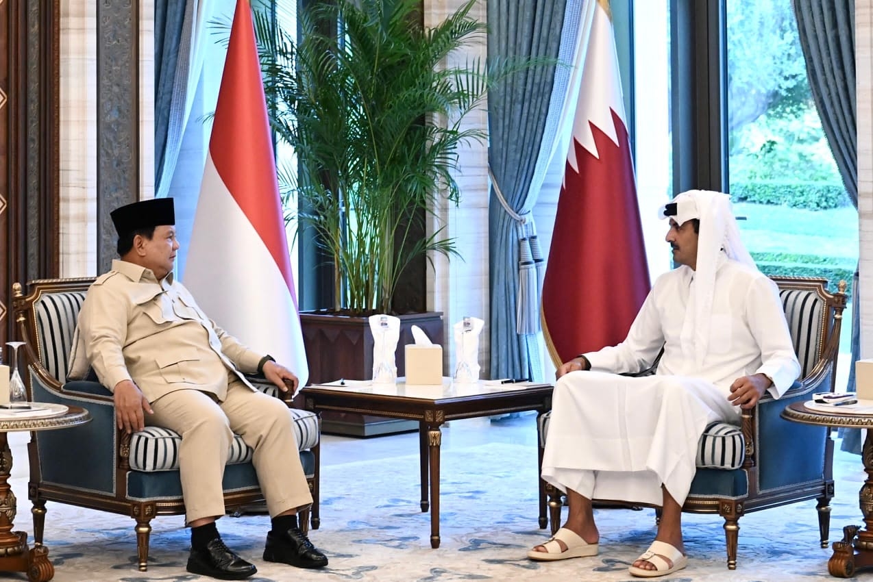 Prabowo Bertemu Emir Qatar, Beri Dukungan Solidaritas Setelah Serangan Israel