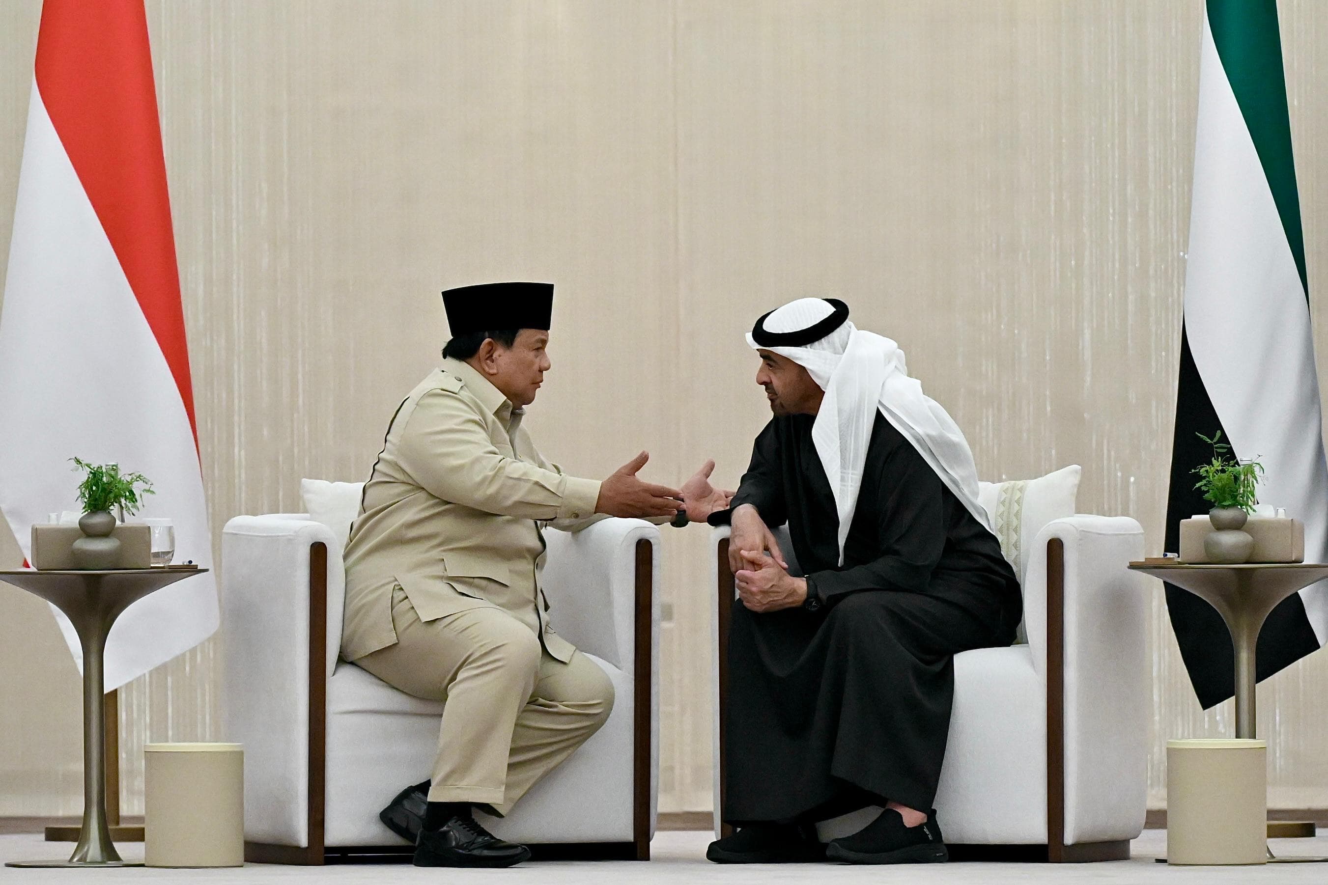 Bertemu di Abu Dhabi, Prabowo dan MBZ Bahas Dinamika Global