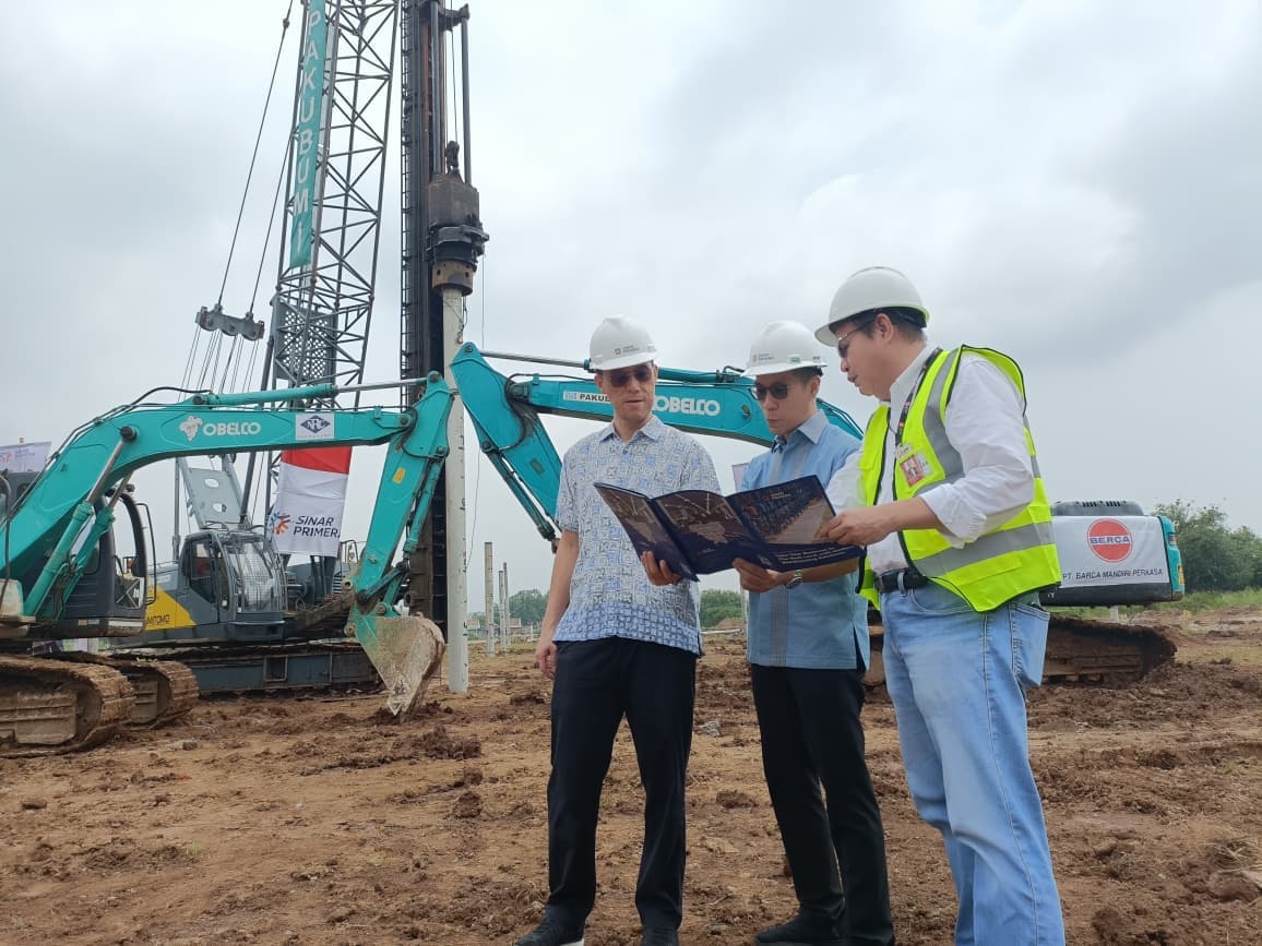 Sinar Primera Groundbreaking Kawasan Pergudangan Modern SPIN di Narogong