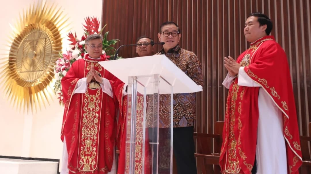 Pramono Resmikan Gereja Kalvari, Akhiri Penantian 33 Tahun Umat Katolik Paroki Lubang Buaya