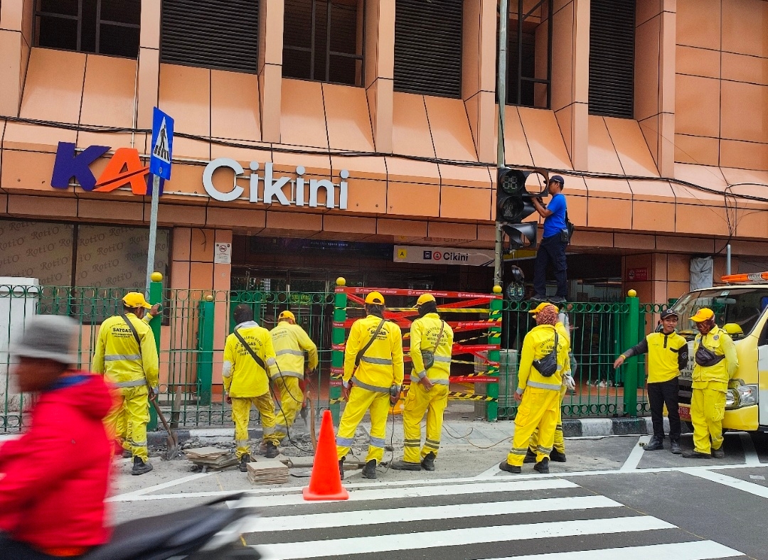 Pelican Crossing Stasiun Cikini Siap Beroperasi Besok, Masyarakat Bisa Nyebrang dengan Aman