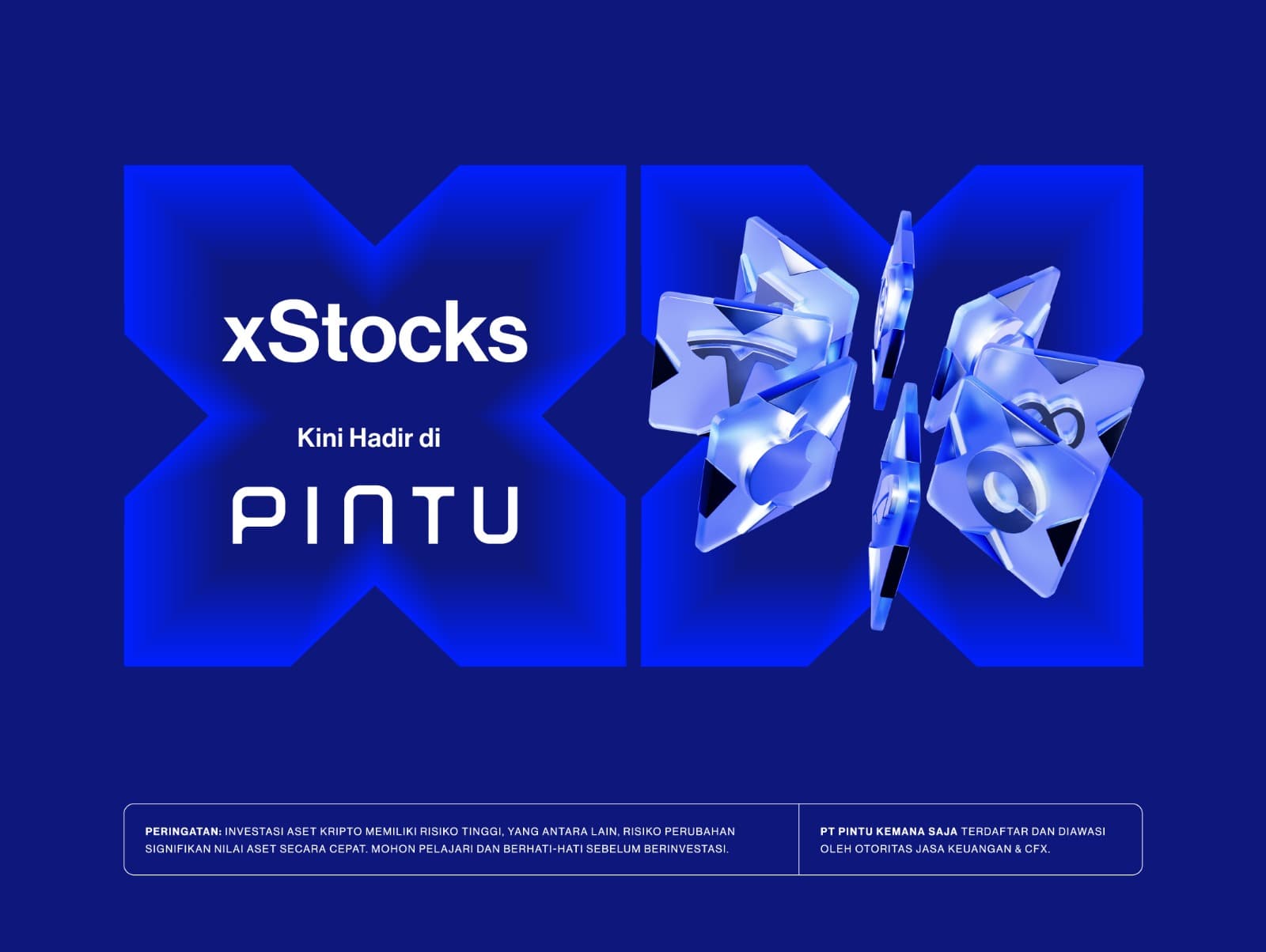 PINTU Luncurkan xStocks, Tokenisasi Saham Global untuk Investor RI