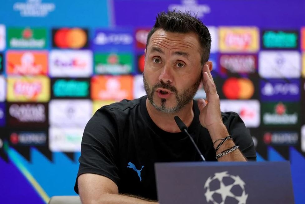 Roberto De Zerbi: Risiko Kebobolan Lawan Real Madrid Sangat Tinggi, Harus Bertahan dengan Teliti