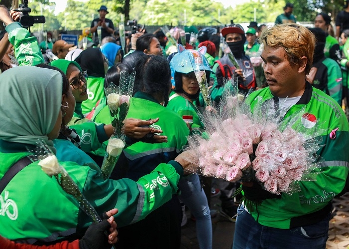 Demo Ojol Terbagi Dua Titik, Polisi Siapkan 6.118 Personel Lakukan Pengamanan