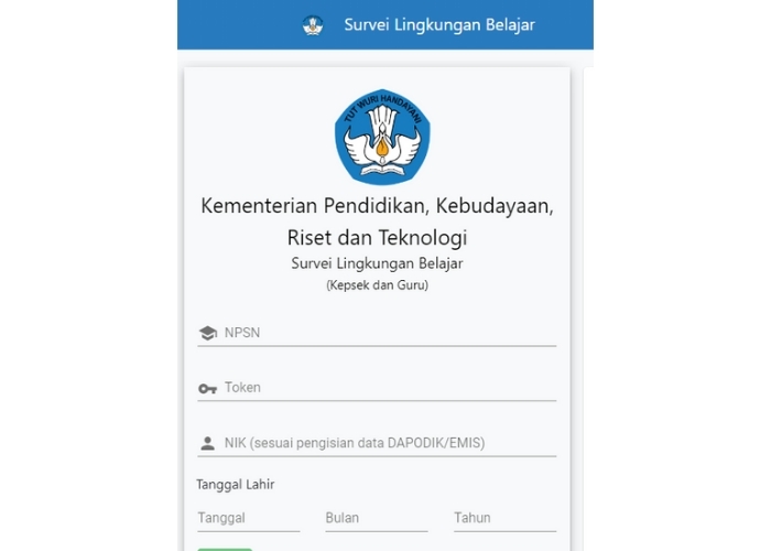 Jadwal Survei Lingkungan Belajar, Lengkap dengan Cara Isinya!
