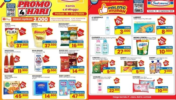 Katalog Promo Indomaret 18-21 September 2025, Banjir Diskon!