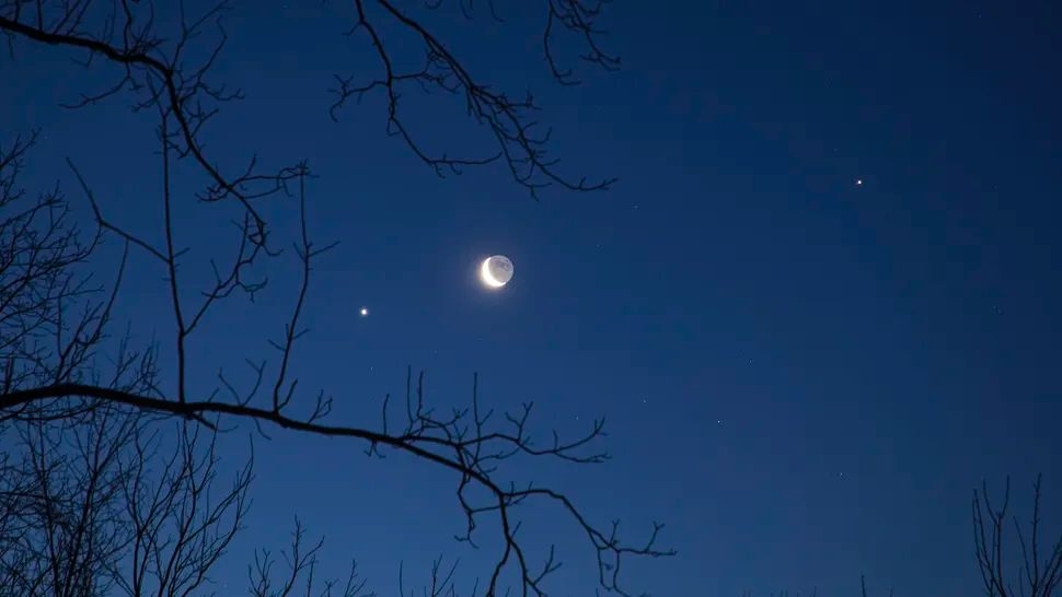 Langit Jumat Dini Hari Tampilkan Konjungsi Bulan, Venus dan Bintang Regulus