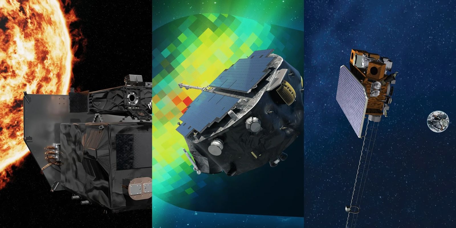 SpaceX Luncurkan 3 Wahana Cuaca Antariksa Bersama Misi IMAP NASA