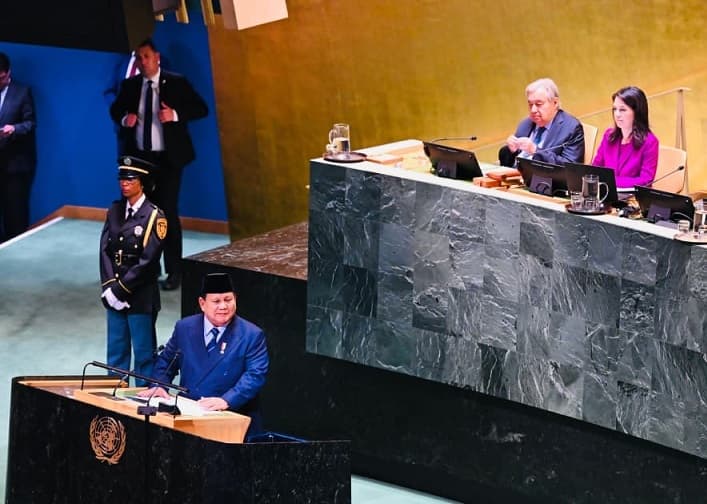 Prabowo Ajak Dunia Tolak Doktrin 'Yang Kuat Bisa Berbuat Semaunya'